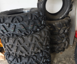 Stacked ATV Tyres
